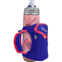 Camelbak Quick Grip Chill 620ml Running Water Bottle - Deep Amethyst/Fiery Coral