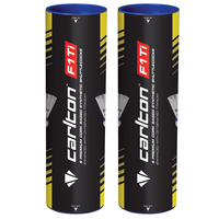 Carlton F1 Ti Synthetic Shuttlecocks - 1 dozen - White,  Fast