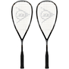 Dunlop Blackstorm 4D Titanium Squash Racket Double Pack