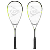 Dunlop Hyper Lite Ti 4.0 Squash Racket Double Pack