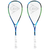 Dunlop Hyperfibre Plus Evolution Pro Squash Racket Double Pack
