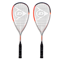 Dunlop Hyperfibre XT Revelation 135 Squash Racket Double Pack
