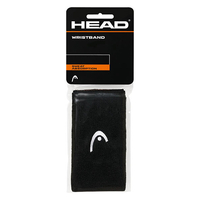 Head 5 Inch Wristbands - Pack of 2 - Black