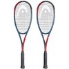 Head Graphene 360+ Radical 135 X Squash Racket Double Pack