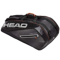 Head Tour Team Supercombi 9 Racket Bag - Black/Silver