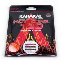 Karakal Hot Zone 120 Squash String Set - Orange