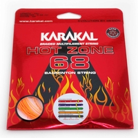 Karakal Hot Zone 68 Badminton String Set - Orange