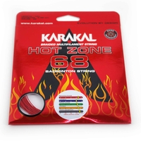 Karakal Hot Zone 68 Badminton String Set - Red