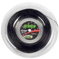 Prince Synthetic Gut with Duraflex Tennis String - 200m Reel - Black,  1.30mm