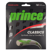 Prince Synthetic Gut with Duraflex Tennis String Set - White,  1.30mm
