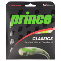 Prince Synthetic Gut with Duraflex Tennis String Set - Yellow,  1.30mm