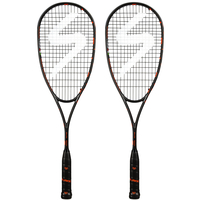 Salming Fusione Feather Aero Vectran Squash Racket Double Pack