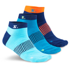 Salming Running Ankle Socks - Assorted Pack of 3 - UK 3 - 5.5