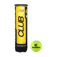 Tecnifibre Club Tennis Balls - Tube of 4