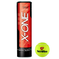 Tecnifibre X-One Tennis Balls - Tube of 4