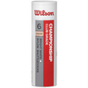 Wilson Championship Shuttlecocks - Tube of 6 - White,  Slow