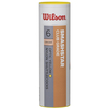 Wilson Smashstar Synthetic Shuttlecocks - Tube of 6 - Yellow,  Medium