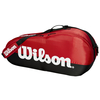 Wilson Team 3 Racket Bag - Black/Red