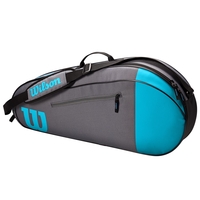 Wilson Team 3 Racket Bag - Grey/Blue