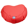 Yoga Mad Zafu Pleated Crescent Buckwheat Cushion - Burgundy