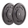 York 2 x 15kg Black Cast Iron 1Inch Plates