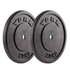 York 2 x 20kg Black Cast Iron 1Inch Plates