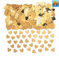 Heart Confetti,  Gold