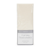 Kiddicare Jersey Fitted Sheets Cot Bed Cream Pack of 4