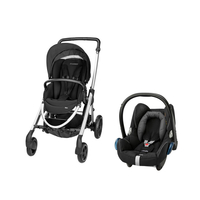 Maxi-Cosi Elea Pushchair in Black Raven 2015 with Maxi-Cosi CabrioFix Car Seat