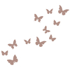 Stickerscape Butterfly Wall Stickers in Vintage Lilac