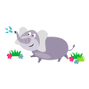 Stickerscape Elephant Wall Sticker - Regular Size