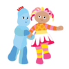 Stickerscape Igglepiggle and Upsy Daisy Holding Hands Wall Sticker - Large Size
