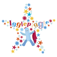 Stickerscape Igglepiggle Star Wall Sticker - Regular Size