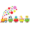 Stickerscape Jungle Train Wall Sticker - Large Size