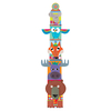 Stickerscape Totem Pole Height Chart Wall Sticker
