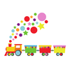 Stickerscape Train Wall Sticker - Regular Size