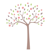 Stickerscape Woodland Blossom Tree Wall Sticker