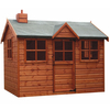 TGB 6ft x 4ft (1.83m x 1.22m) 19mm Loglap Snowdrop Cottage Installation.