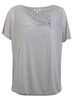 Lazy Lu Stripe Bubble Hem Tee