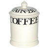 Black Toast 1 Pint Coffee Storage Jar