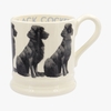 Seconds Black Cocker 1/2 Pint Mug