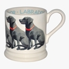 Seconds Black Labrador 1/2 Pint Mug