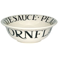 Seconds Black Toast Cereal Bowl