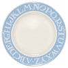 Seconds Blue Alphabet 8 1/2 Plate
