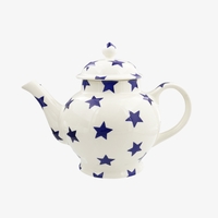 Seconds Blue Star 4 Mug Teapot