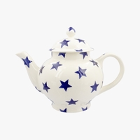 Seconds Blue Star 4 Mug Teapot