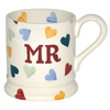 Seconds Mr. Polka Hearts 1/2 Pint Mug