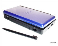 DS Lite Full Replacement Shell Case Black / Blue