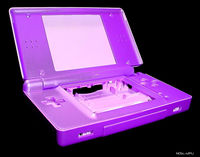 DS Lite Full Replacement Shell Metallic Purple