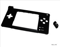 DS Lite Plastic Replacement Case Hinge Set Black